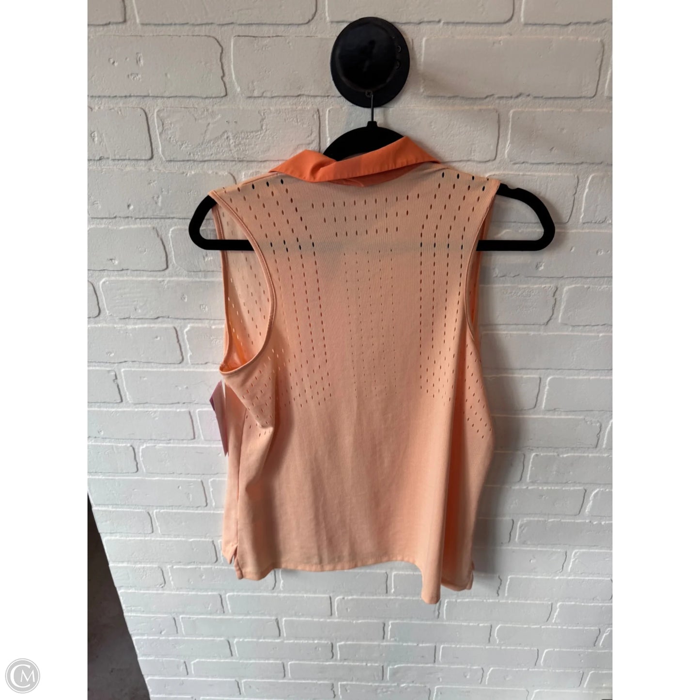 Athletic Tank Top By Nike Apparel In Orange, Size: M