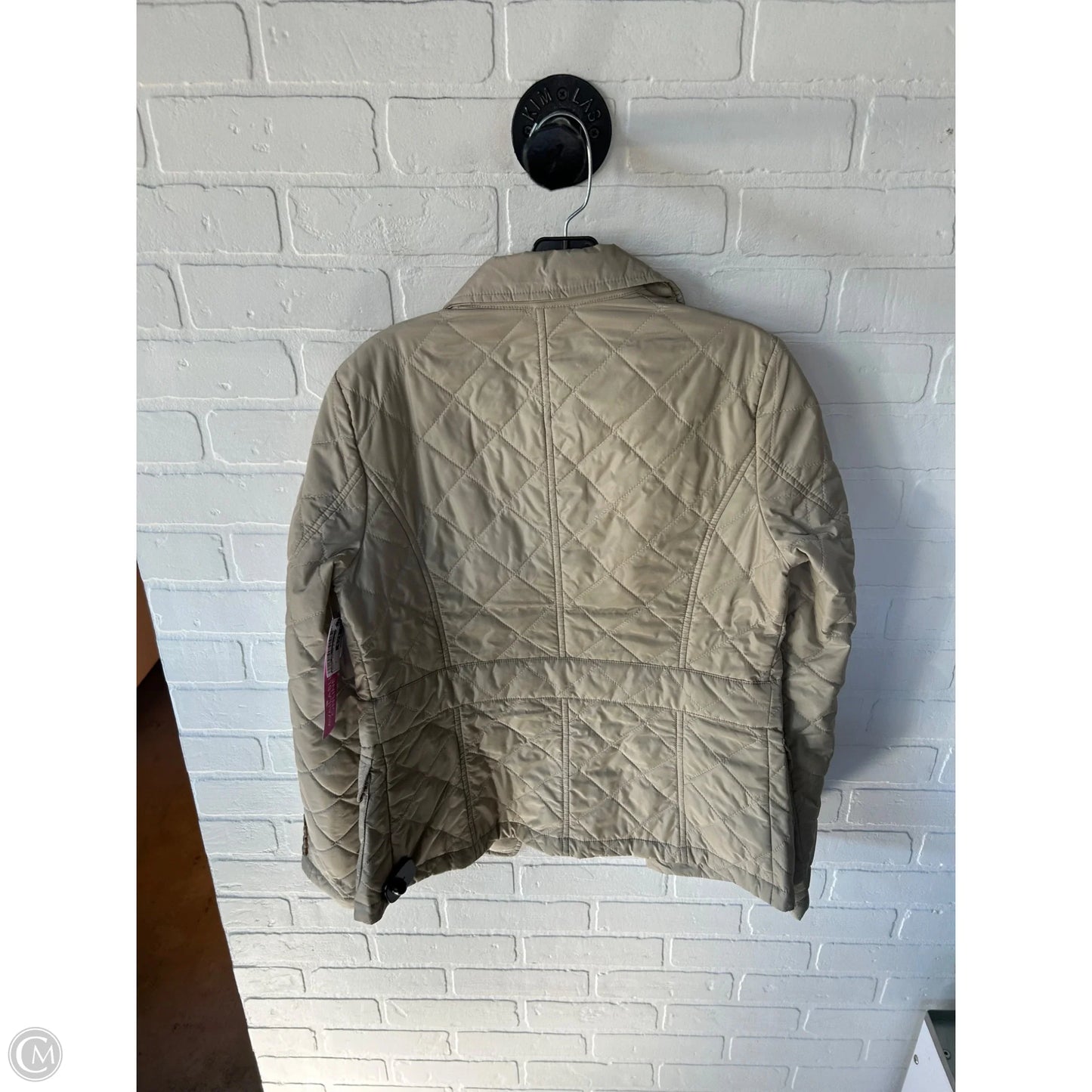 Jacket Puffer & Quilted By Lands End In Tan, Size: S