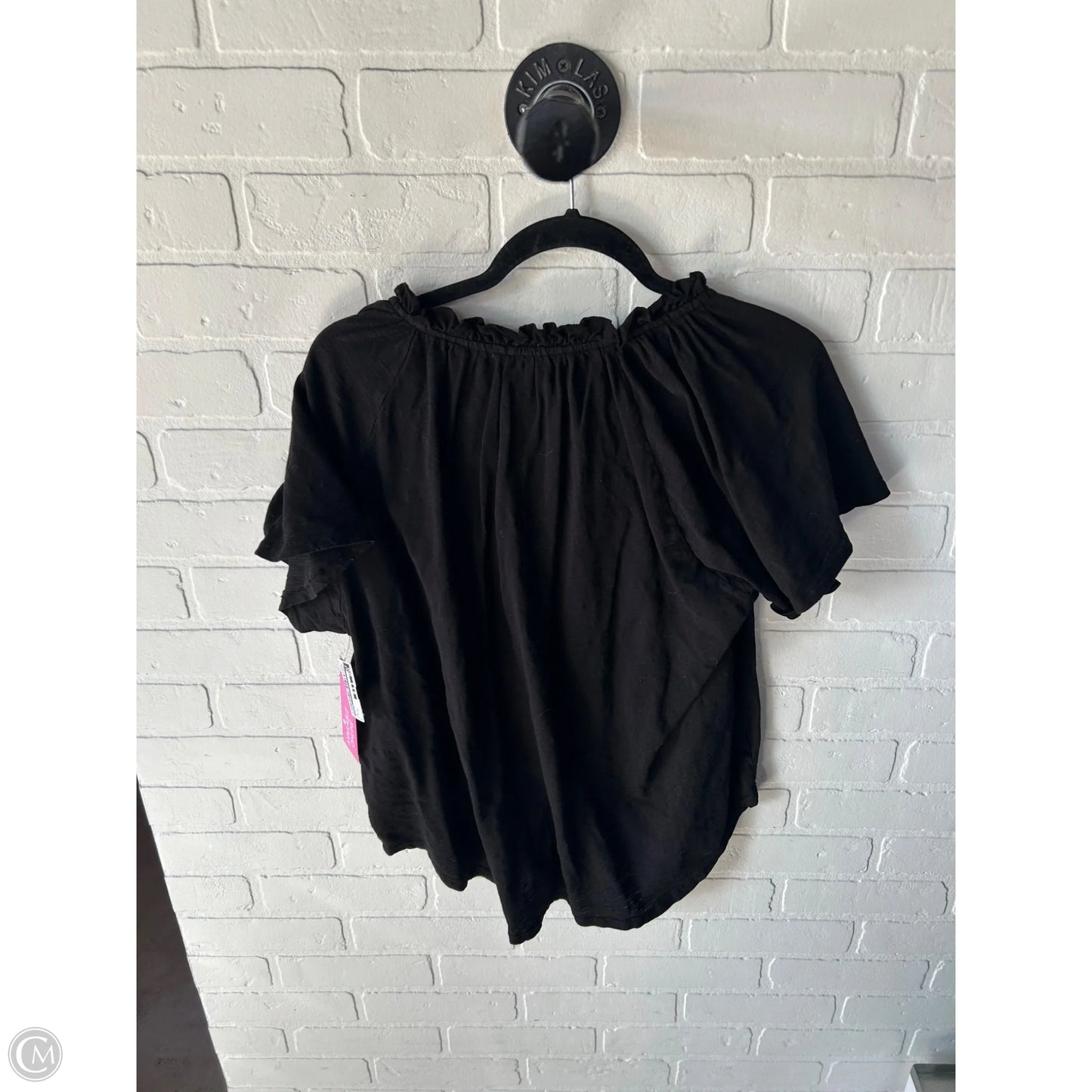 Top Short Sleeve By Dylan In Black, Size: Xl