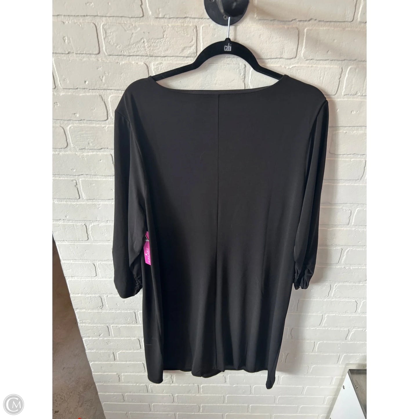 Dress Casual Midi By Chicos In Black, Size: 2x