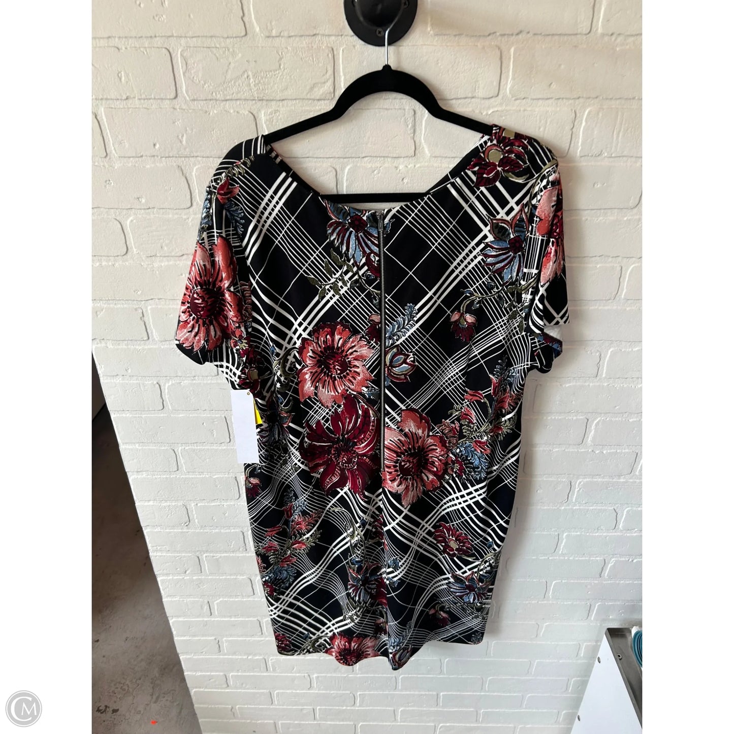 Dress Work By Chicos In Black & Red, Size: 2x