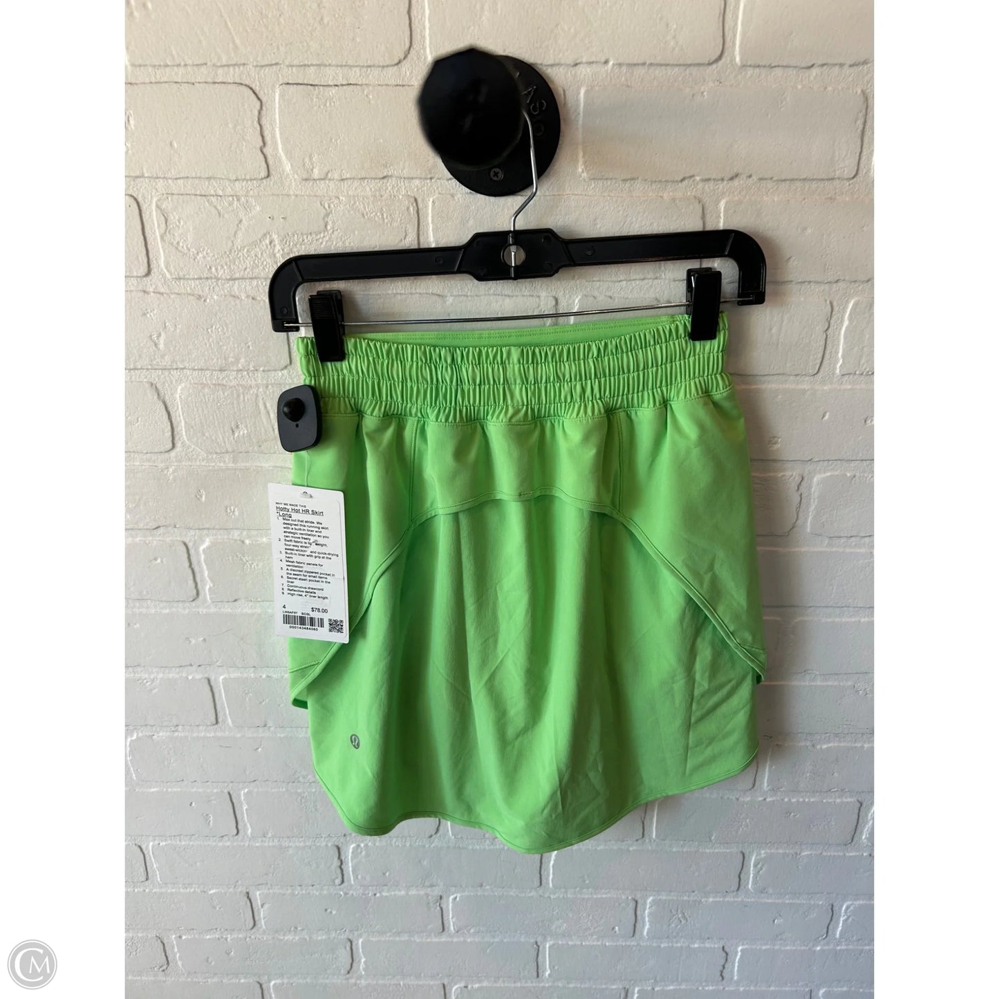Athletic Skort By Lululemon In Green, Size: 4
