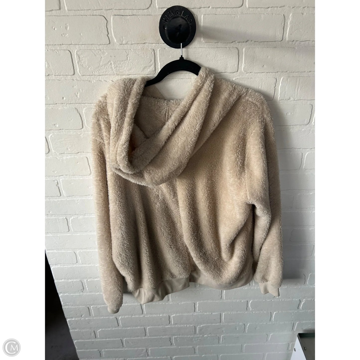 Jacket Fleece By Hyfve In Tan, Size: L