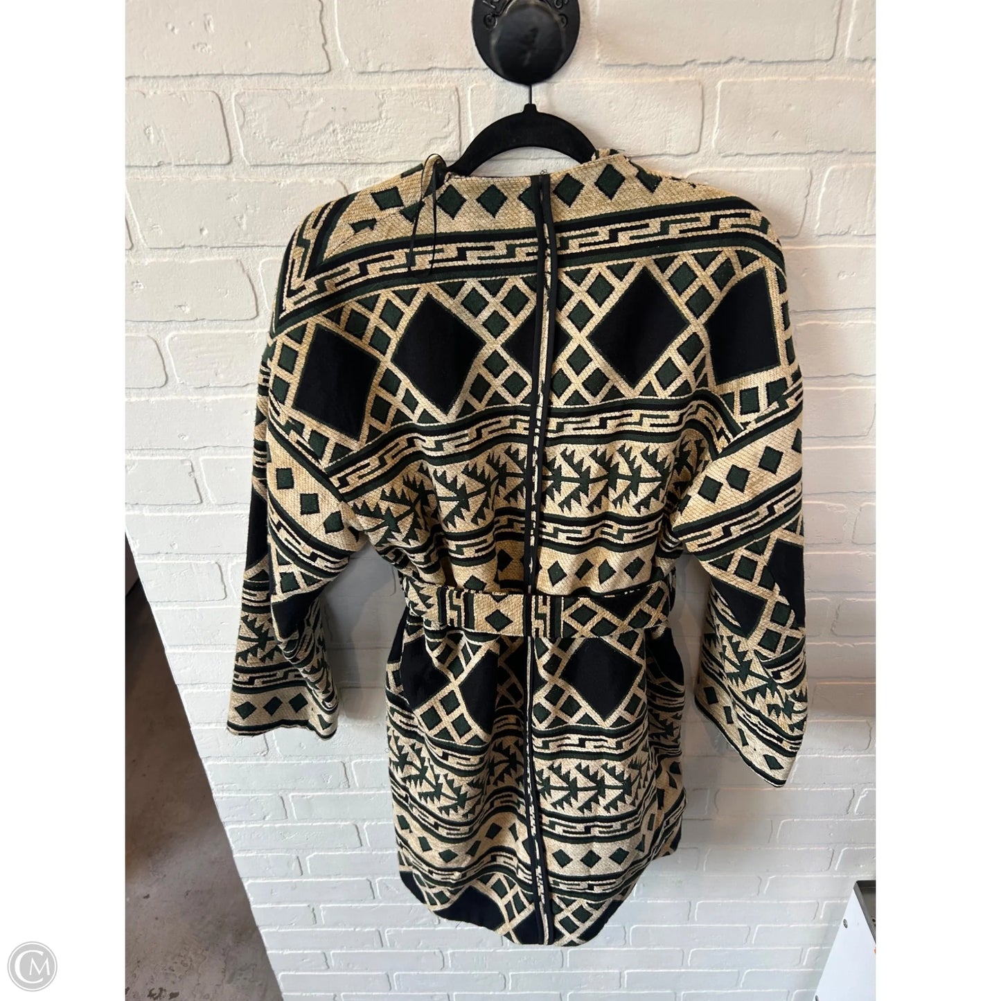 Coat Other By Zara In Black & Green, Size: Xs
