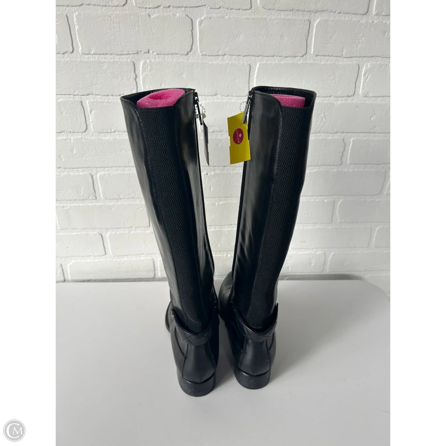 Boots Over-the-knee Flats By Aquatalia In Black, Size: 8.5