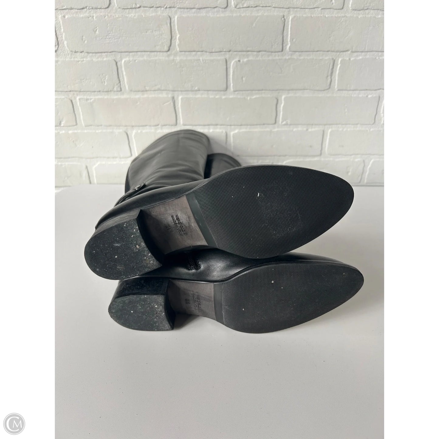 Boots Over-the-knee Flats By Aquatalia In Black, Size: 8.5