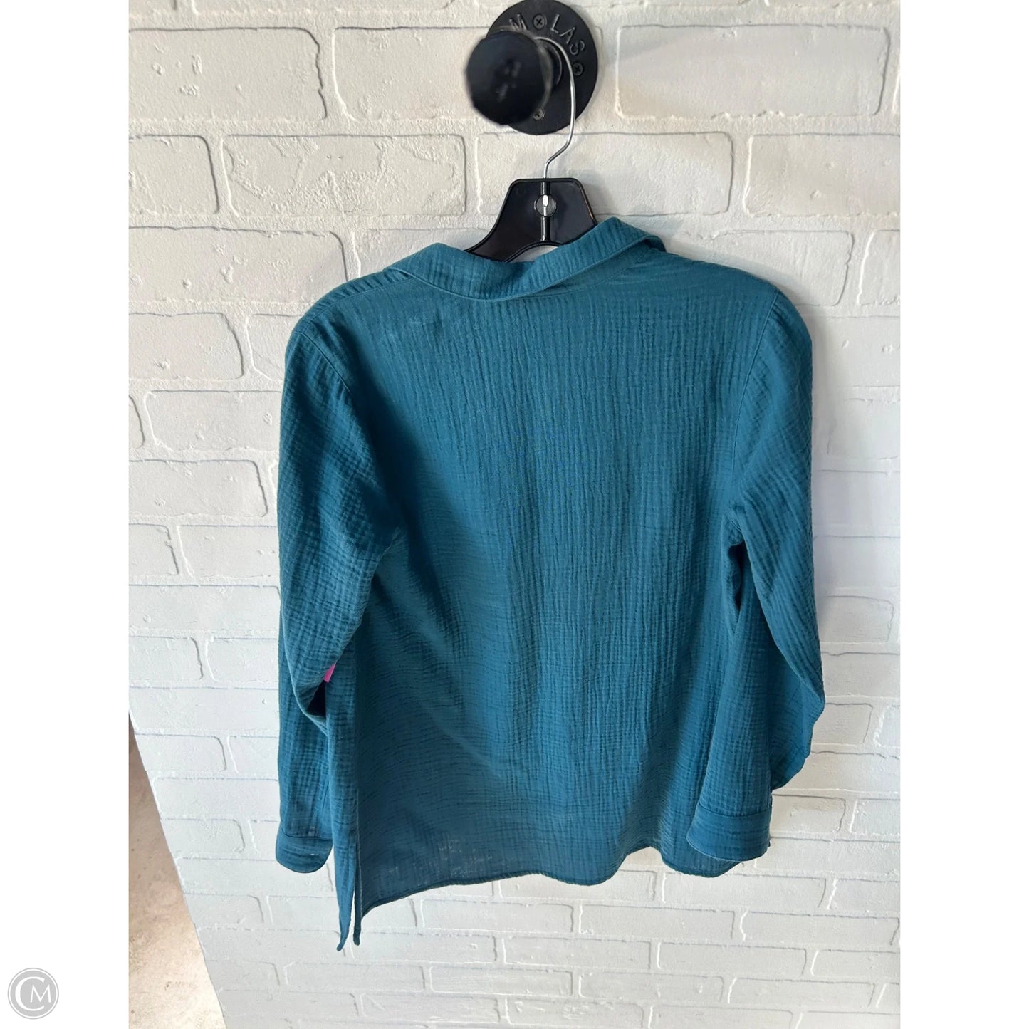Top Long Sleeve By J. Jill In Blue, Size: Xsp