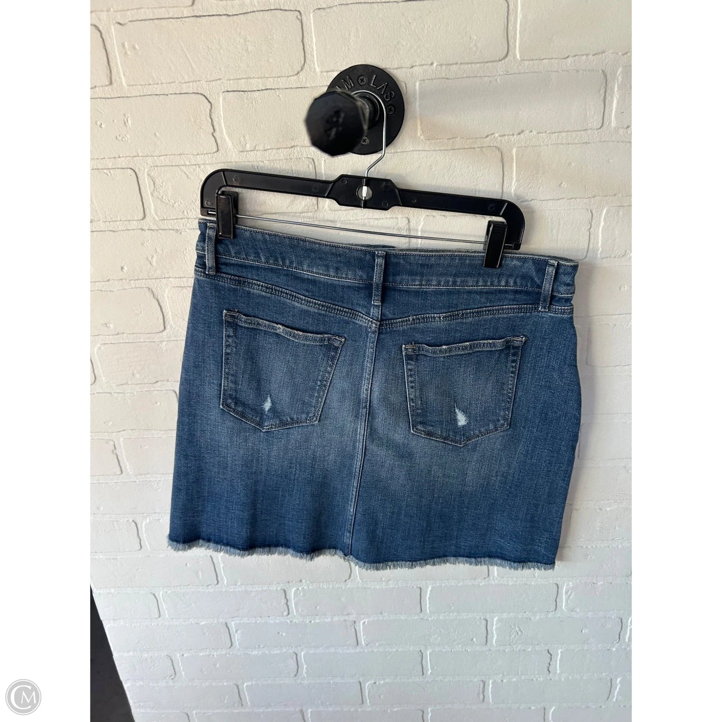 Skirt Mini & Short By Loft In Blue Denim, Size: 10