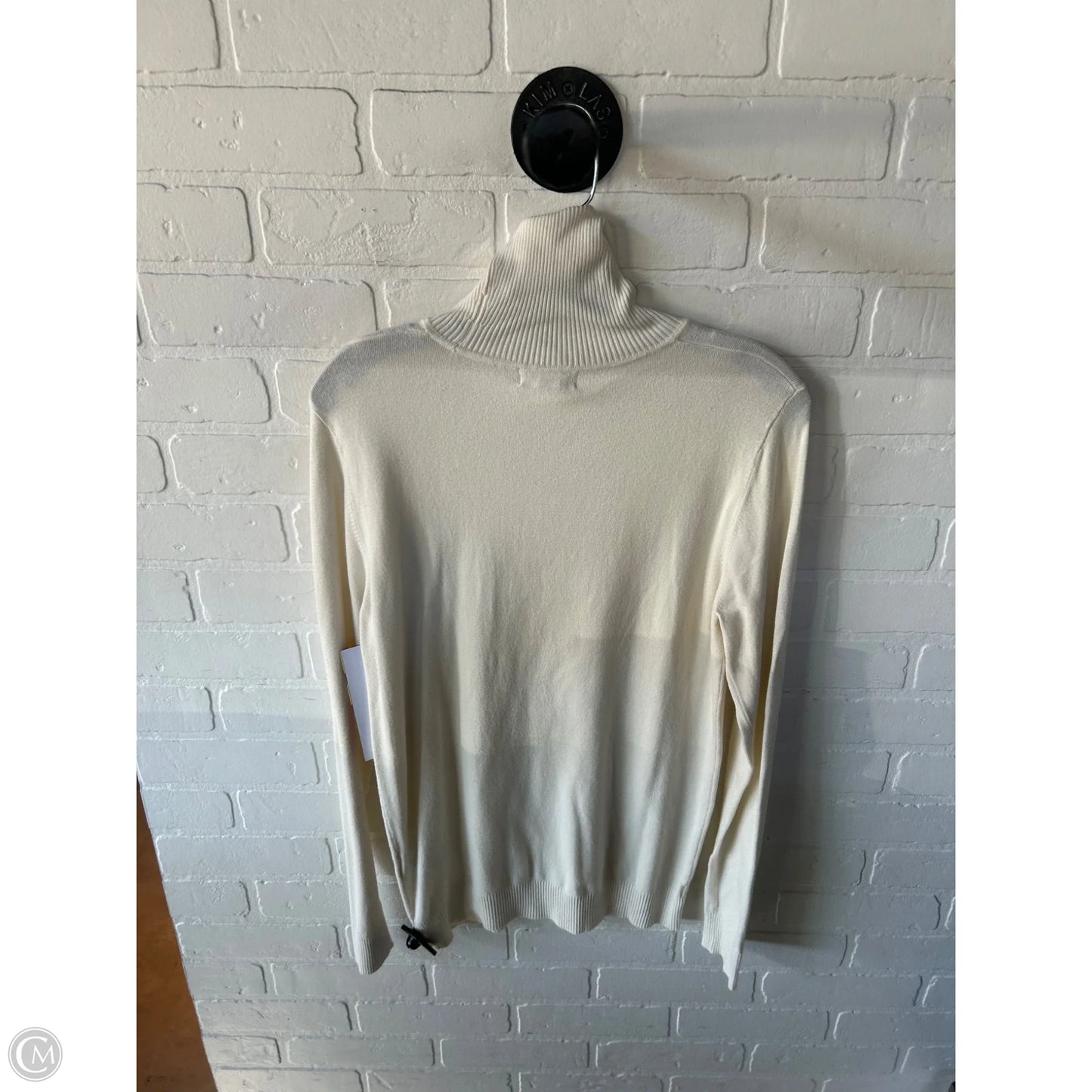 Sweater By Calvin Klein In Cream, Size: M