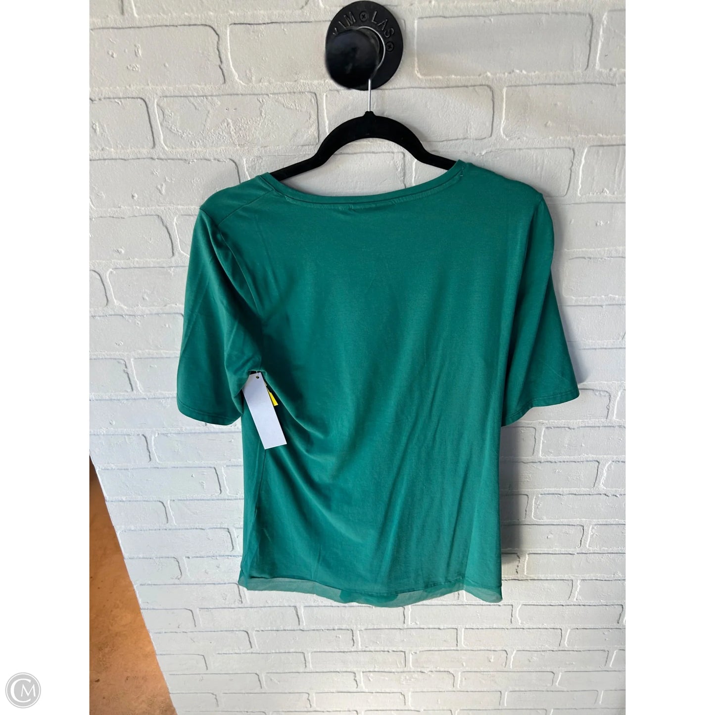 Top Short Sleeve By Chicos In Green, Size: M