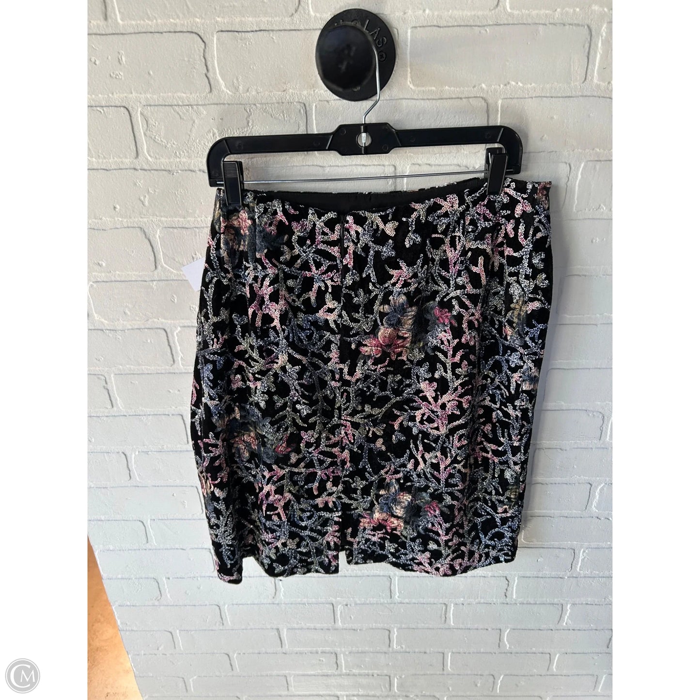 Skirt Midi By Tahari By Arthur Levine In Black, Size: 16