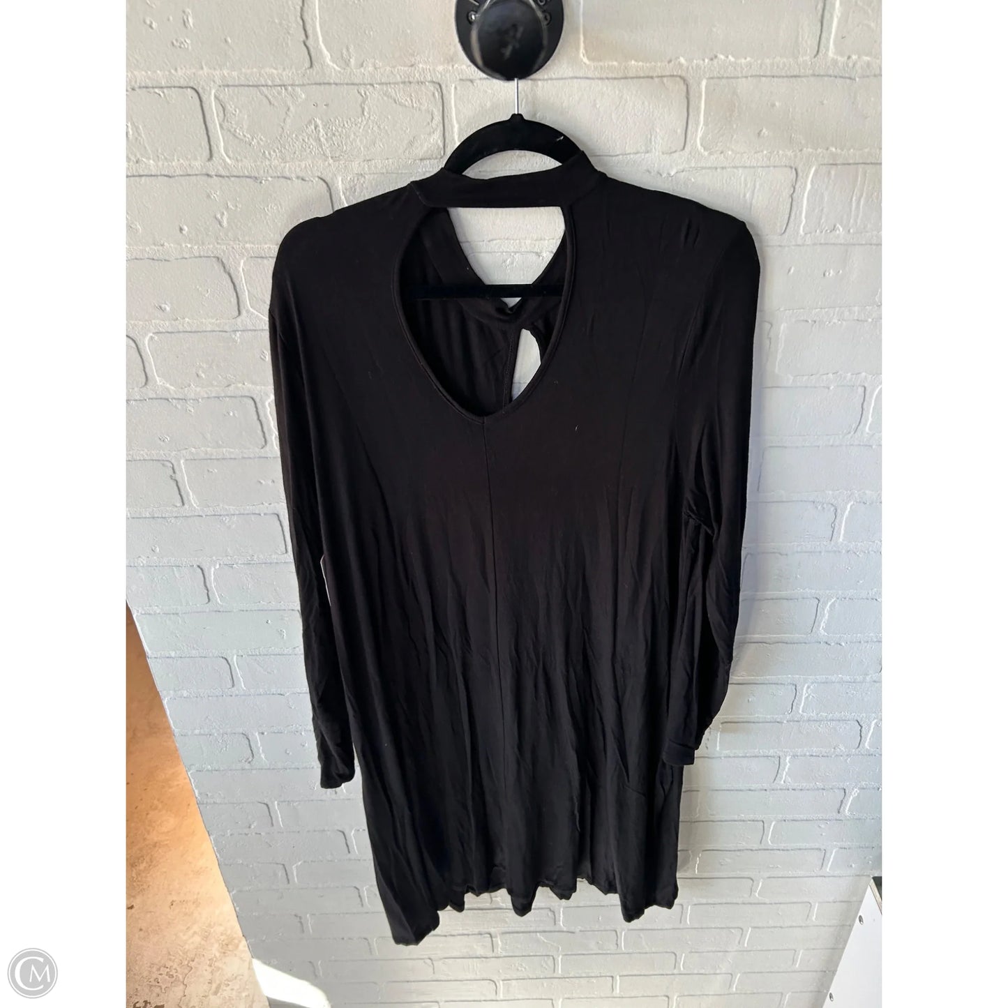 Dress Casual Midi By Moa Moa In Black, Size: 1x