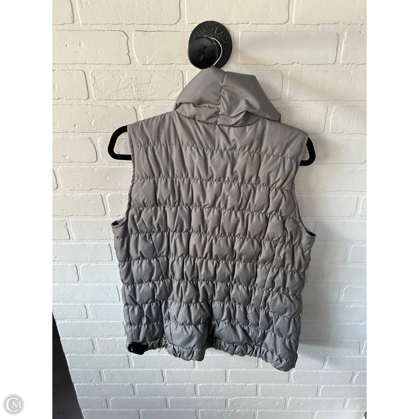 Vest Puffer & Quilted By Coldwater Creek In Grey, Size: M