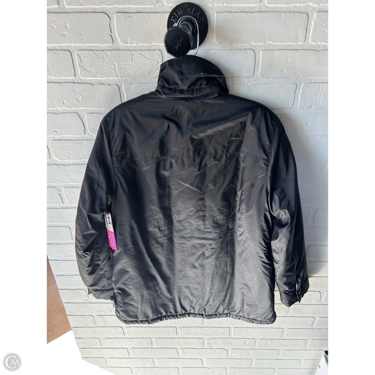 Jacket Shirt By Chicos In Black, Size: S