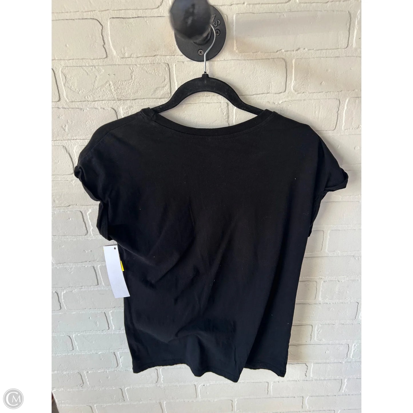 Top Short Sleeve Basic By Clothes Mentor In Black, Size: M