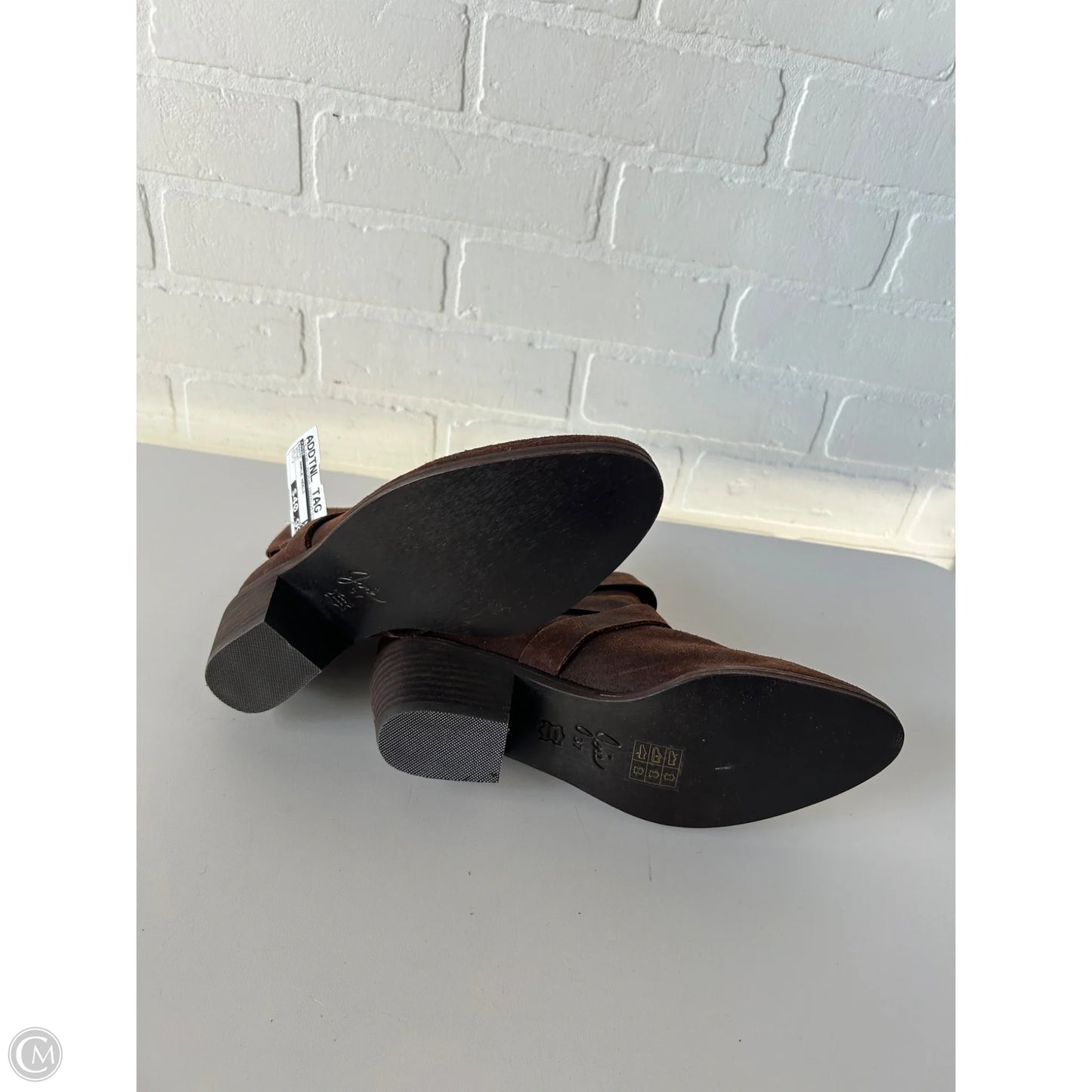 Boots Ankle Heels By Joie In Brown, Size: 7