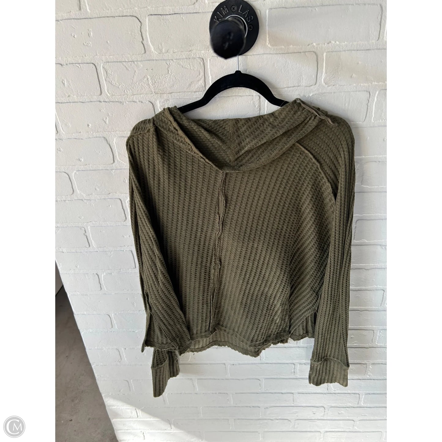 Top Long Sleeve By We The Free In Green, Size: L