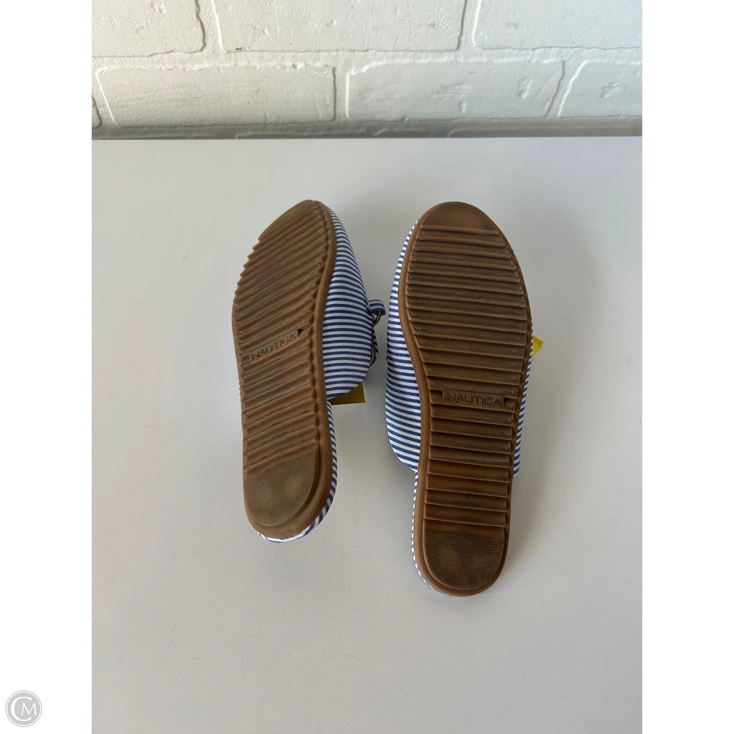 Shoes Flats By Nautica In Blue & White, Size: 6