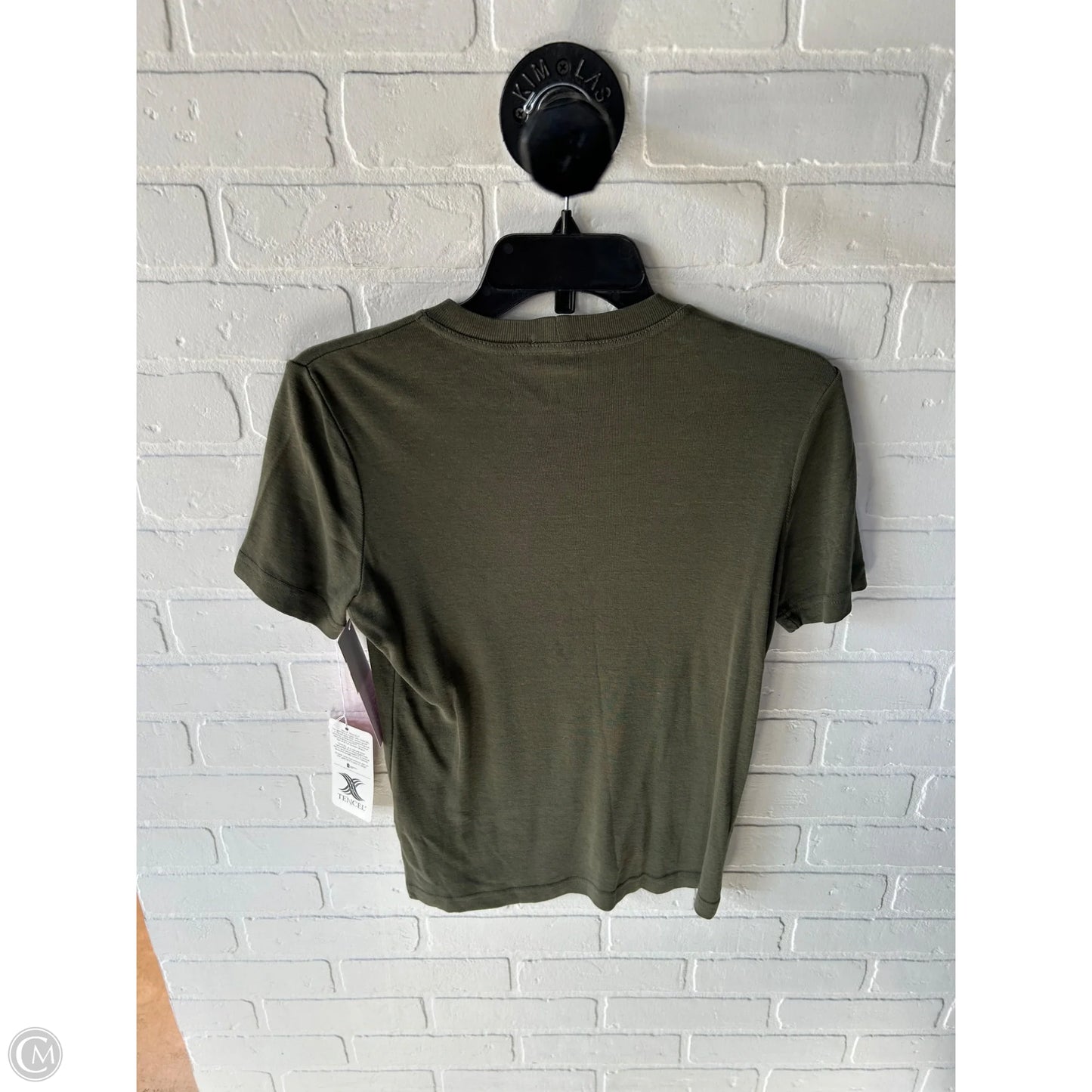 Top Short Sleeve Basic By Democracy In Green, Size: M