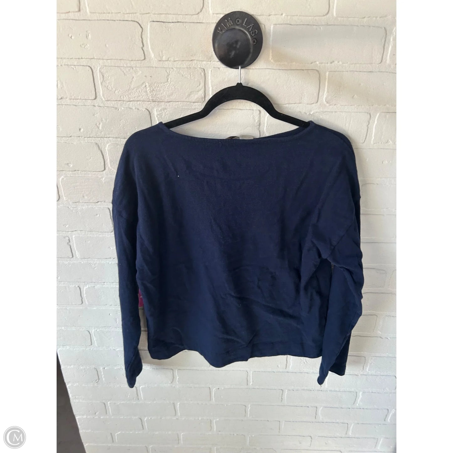 Top Long Sleeve By Loft In Blue, Size: M