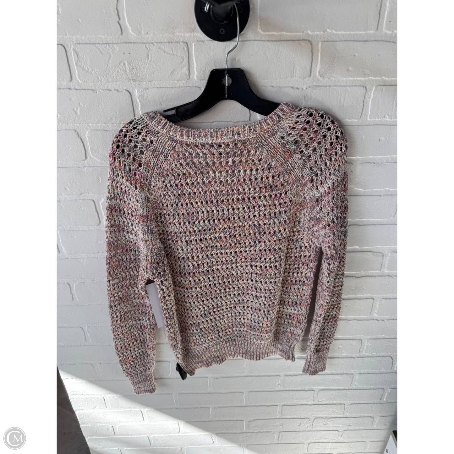 Sweater By White House Black Market In Cream & Pink, Size: M