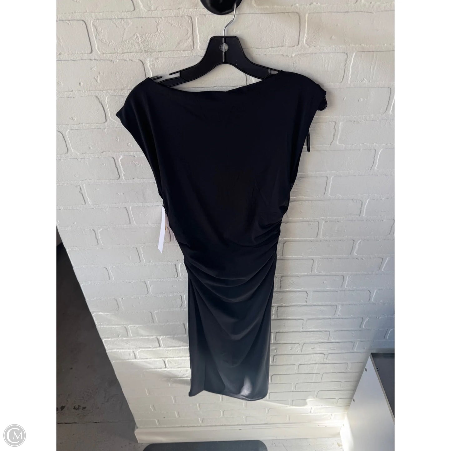 Dress Party Midi By H&m In Black, Size: M