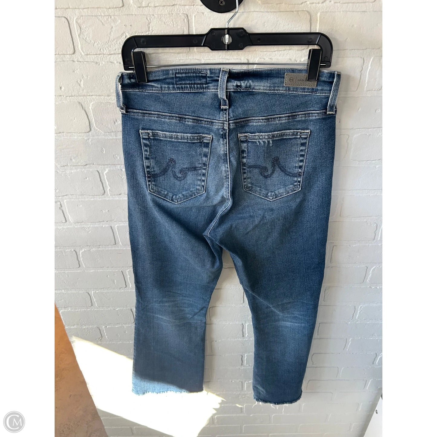 Jeans Boot Cut By Ag Jeans In Blue Denim, Size: 6