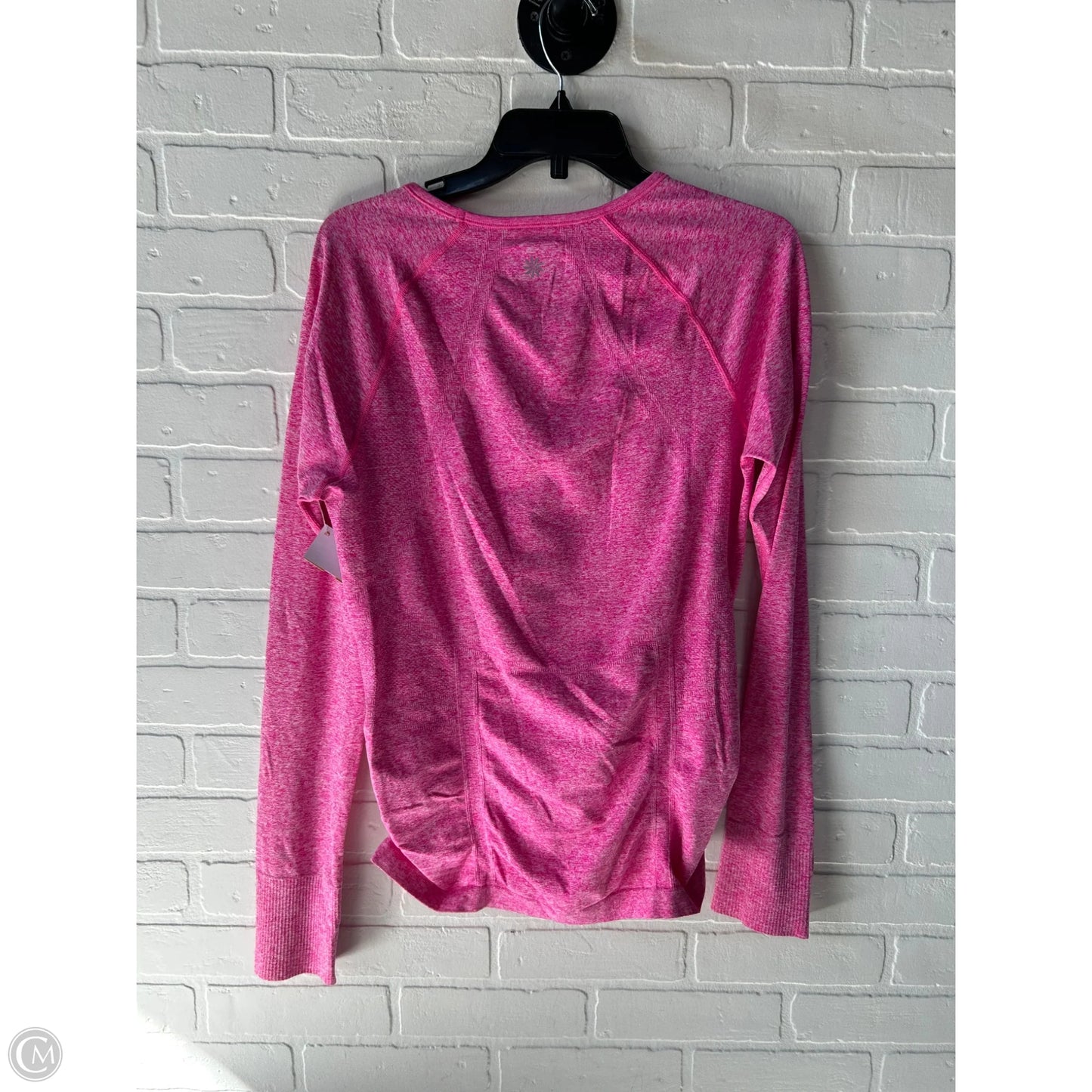 Athletic Top Long Sleeve Crewneck By Athleta In Pink, Size: Xl