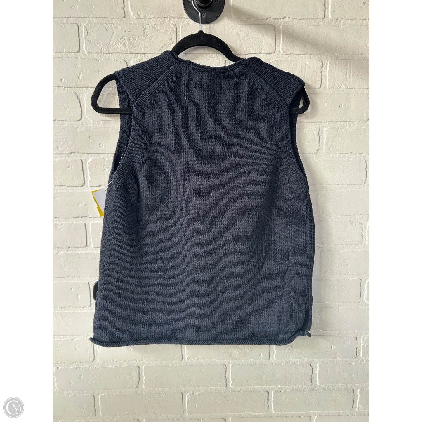 Vest Sweater By Cma In Black, Size: M