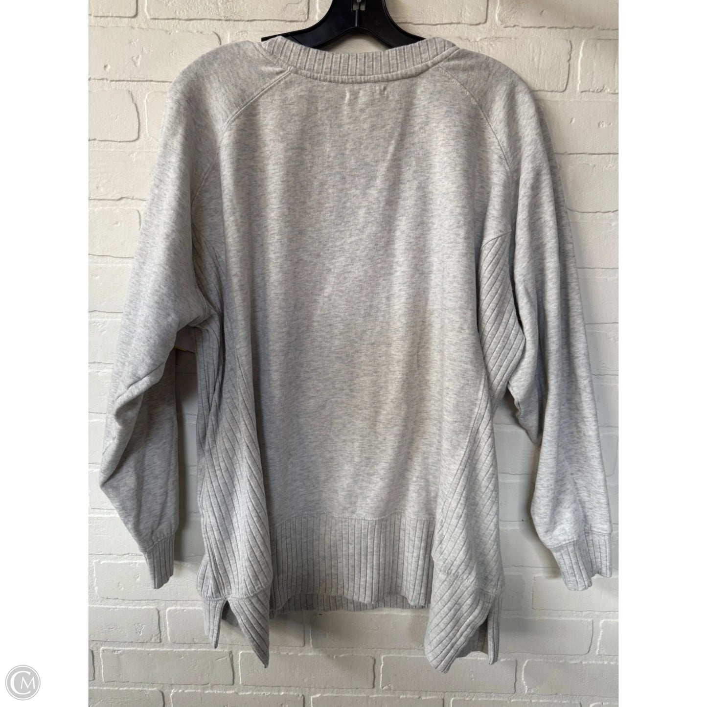 Sweatshirt Crewneck By Maurices In Grey, Size: 1x