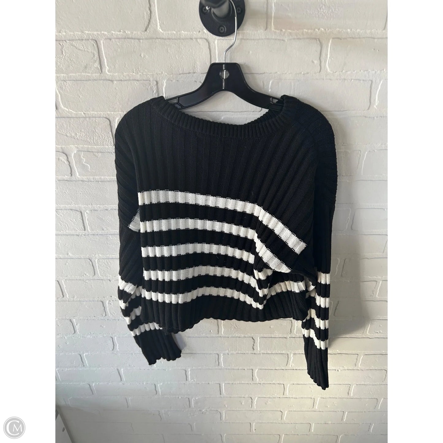 Sweater By Love Ellie In Black & White, Size: Xl