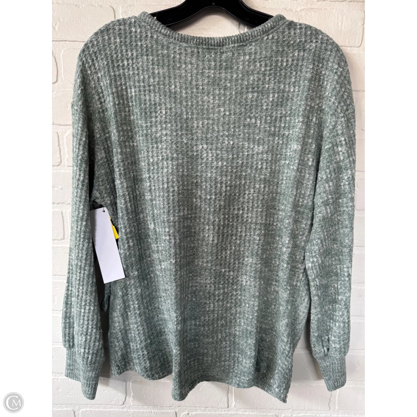 Top Long Sleeve By Democracy In Green, Size: M