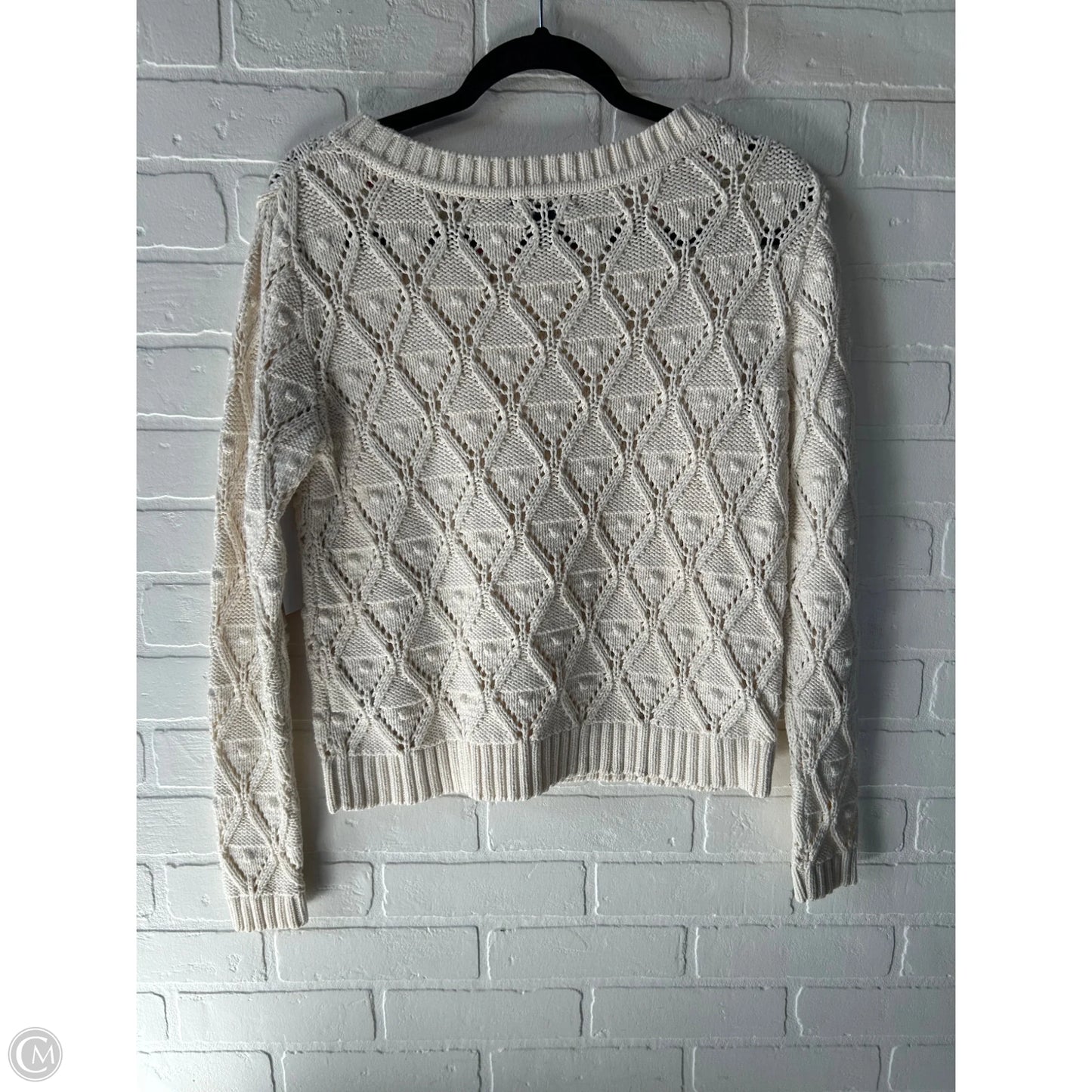 Sweater By Tommy Hilfiger In Cream, Size: M