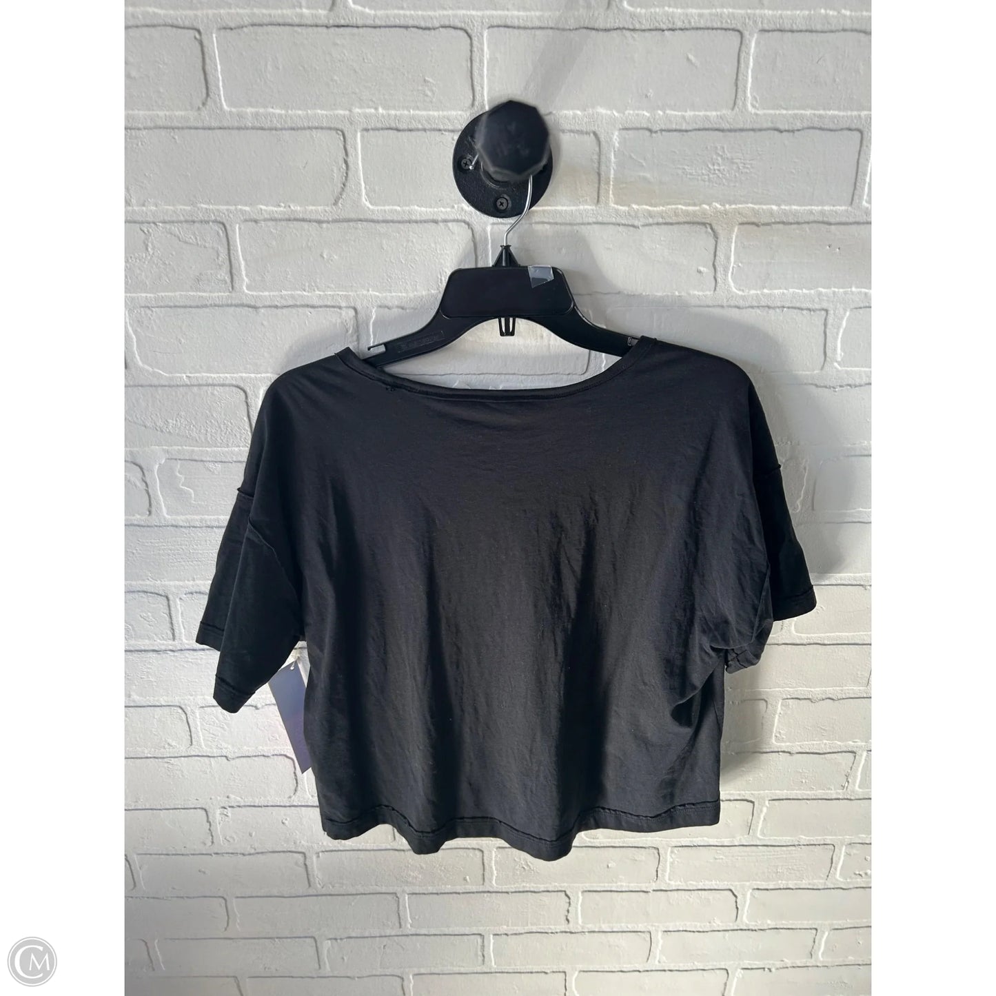 Top Short Sleeve Basic By C And C In Black, Size: M