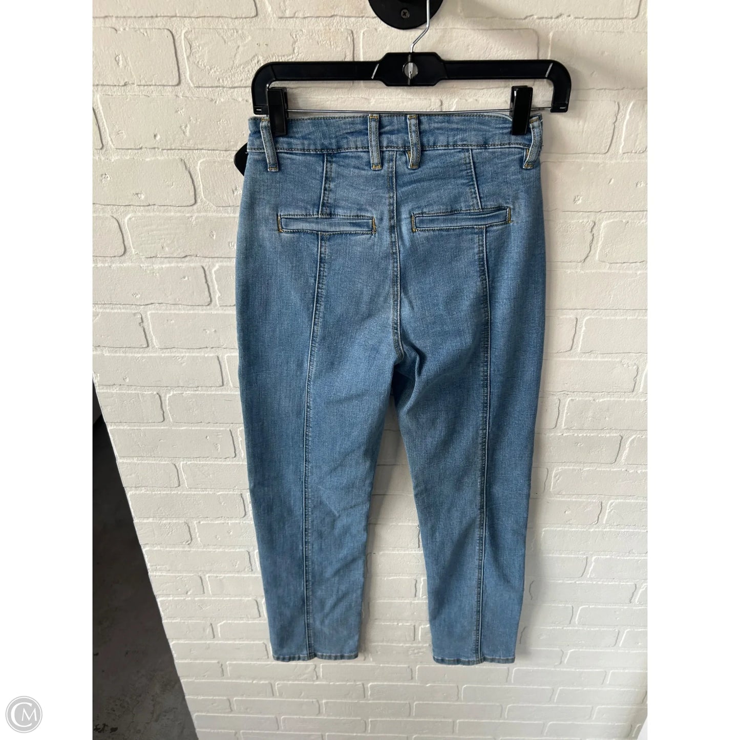 Jeans Straight By Inc In Blue Denim, Size: 0