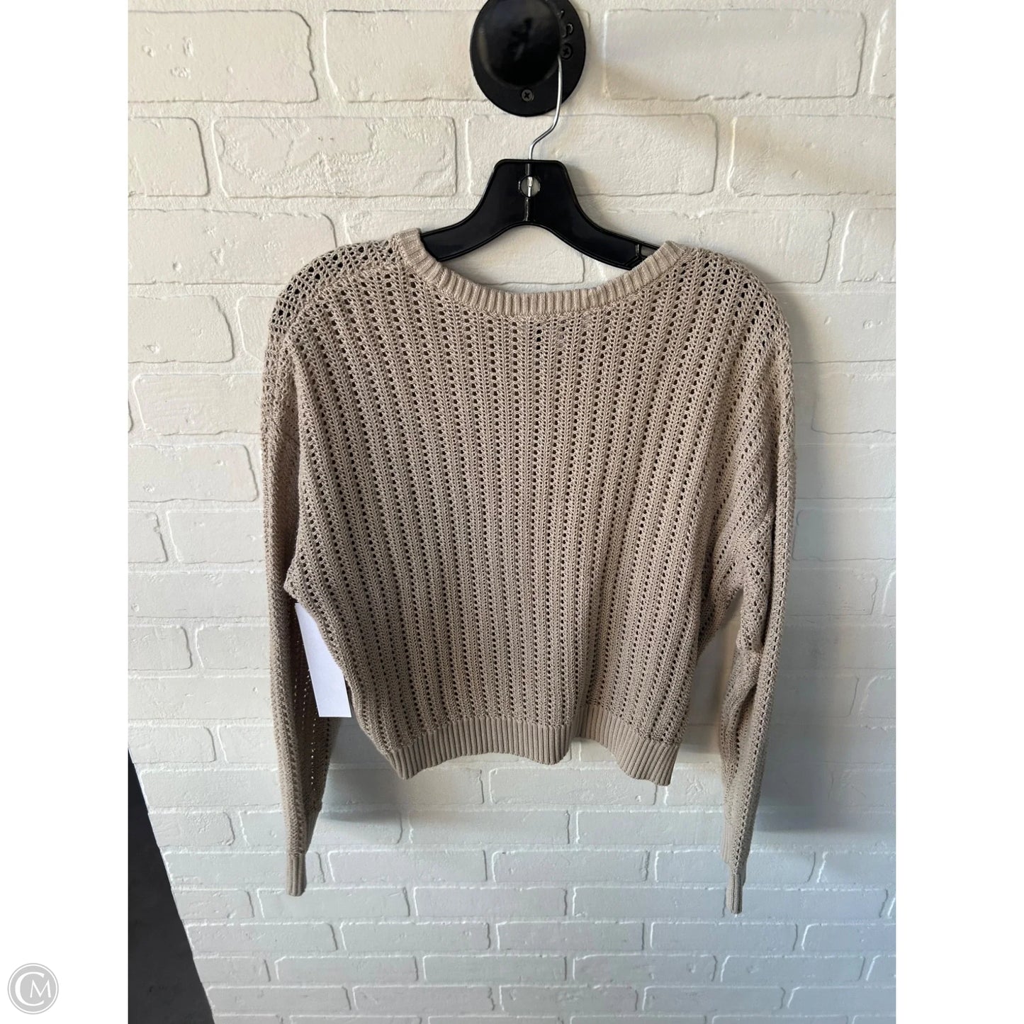 Sweater By Dkny In Tan, Size: L