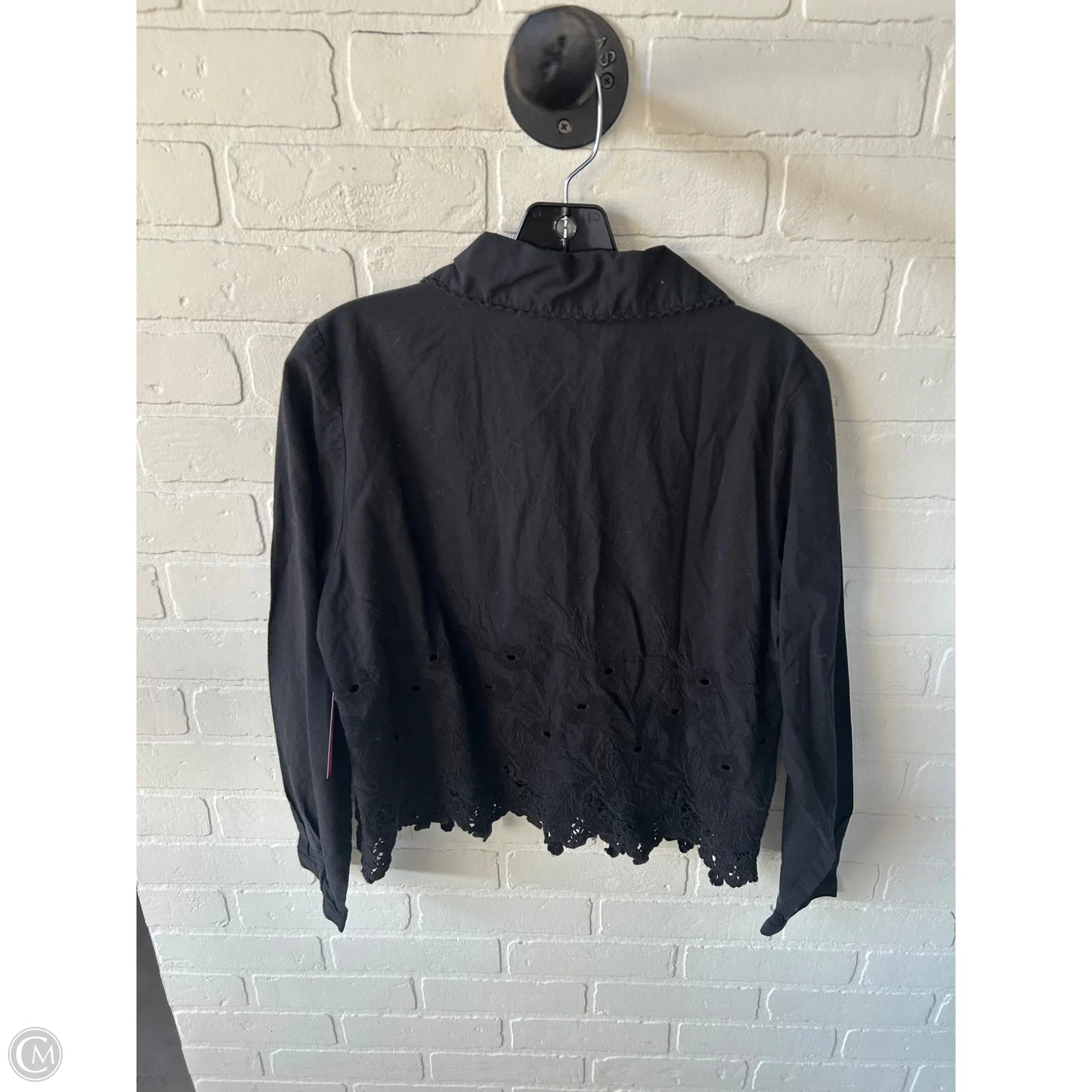 Top Long Sleeve By Joie In Black, Size: M