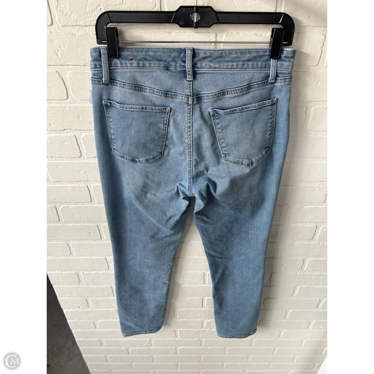 Jeans Straight By Talbots In Blue Denim, Size: 8p
