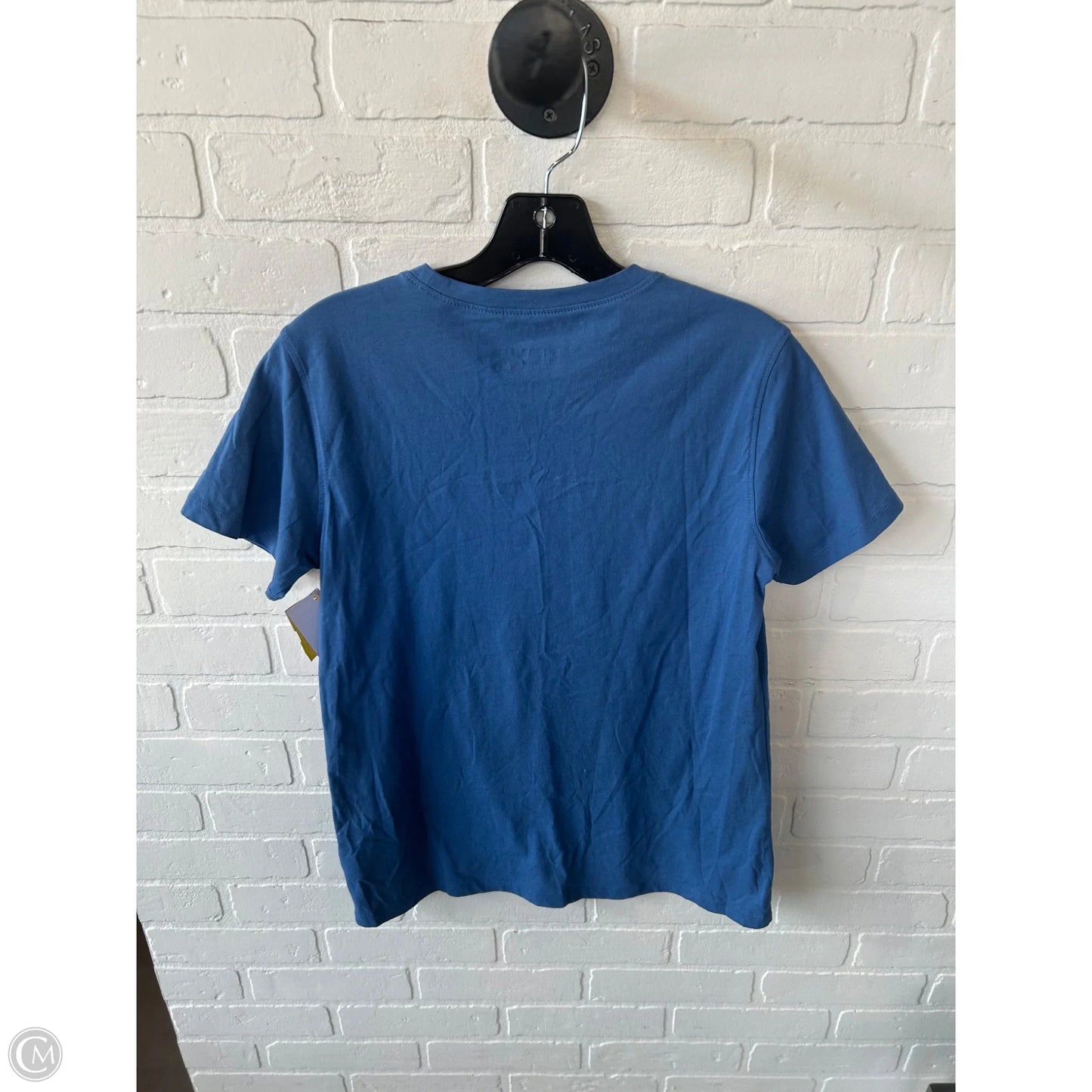 Top Short Sleeve Basic By Clothes Mentor In Blue, Size: M
