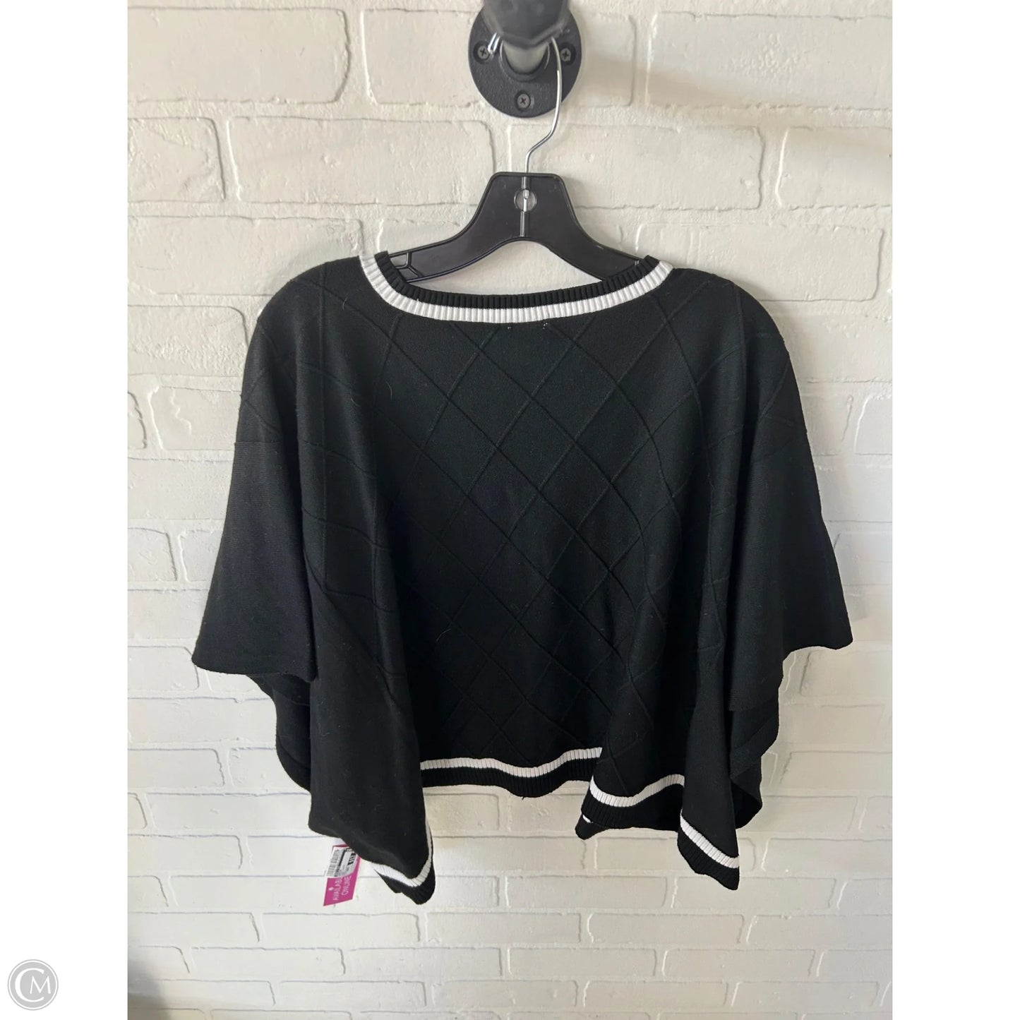 Sweater By Anna & Ava In Black & White, Size: Osfm