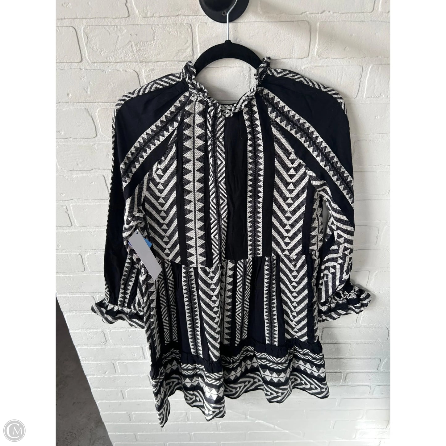 Dress Casual Short By Maeve In Black & White, Size: Xs