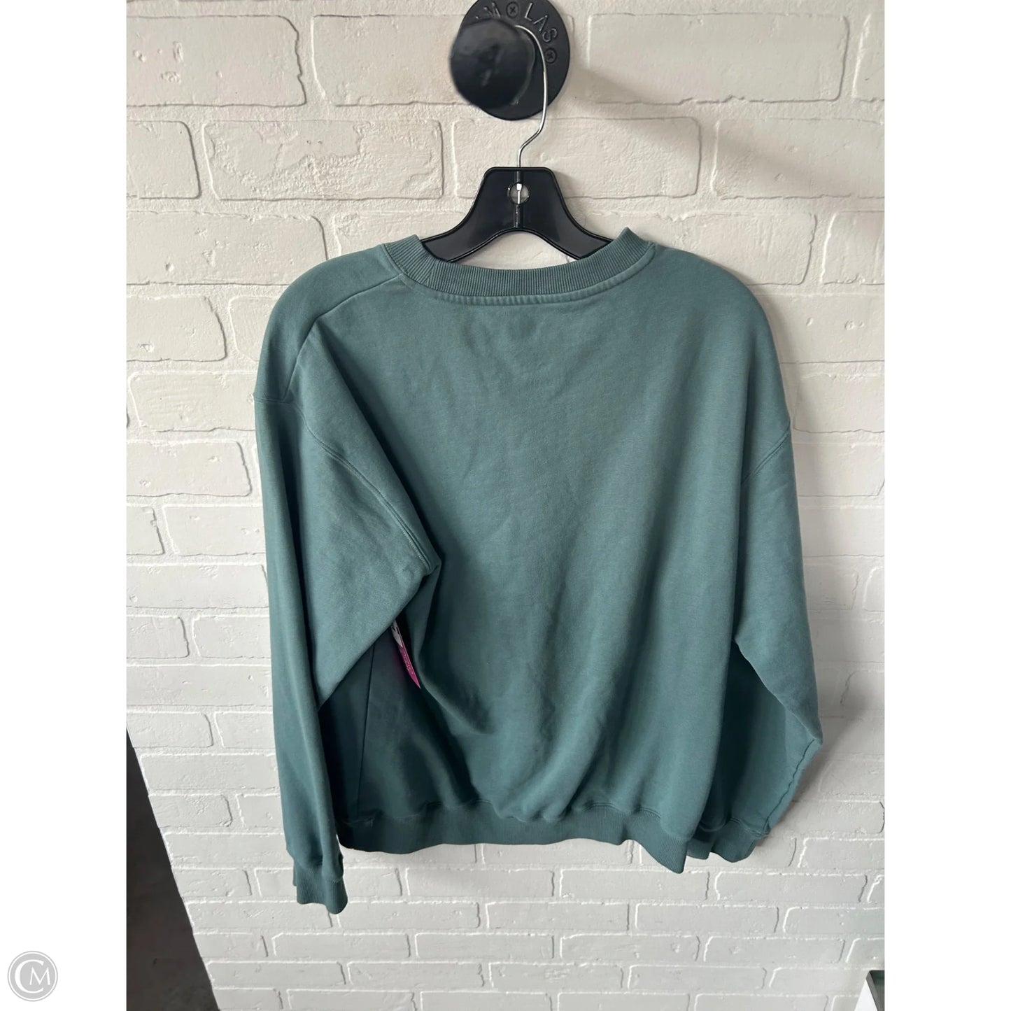Sweatshirt Crewneck By Vici In Green, Size: L