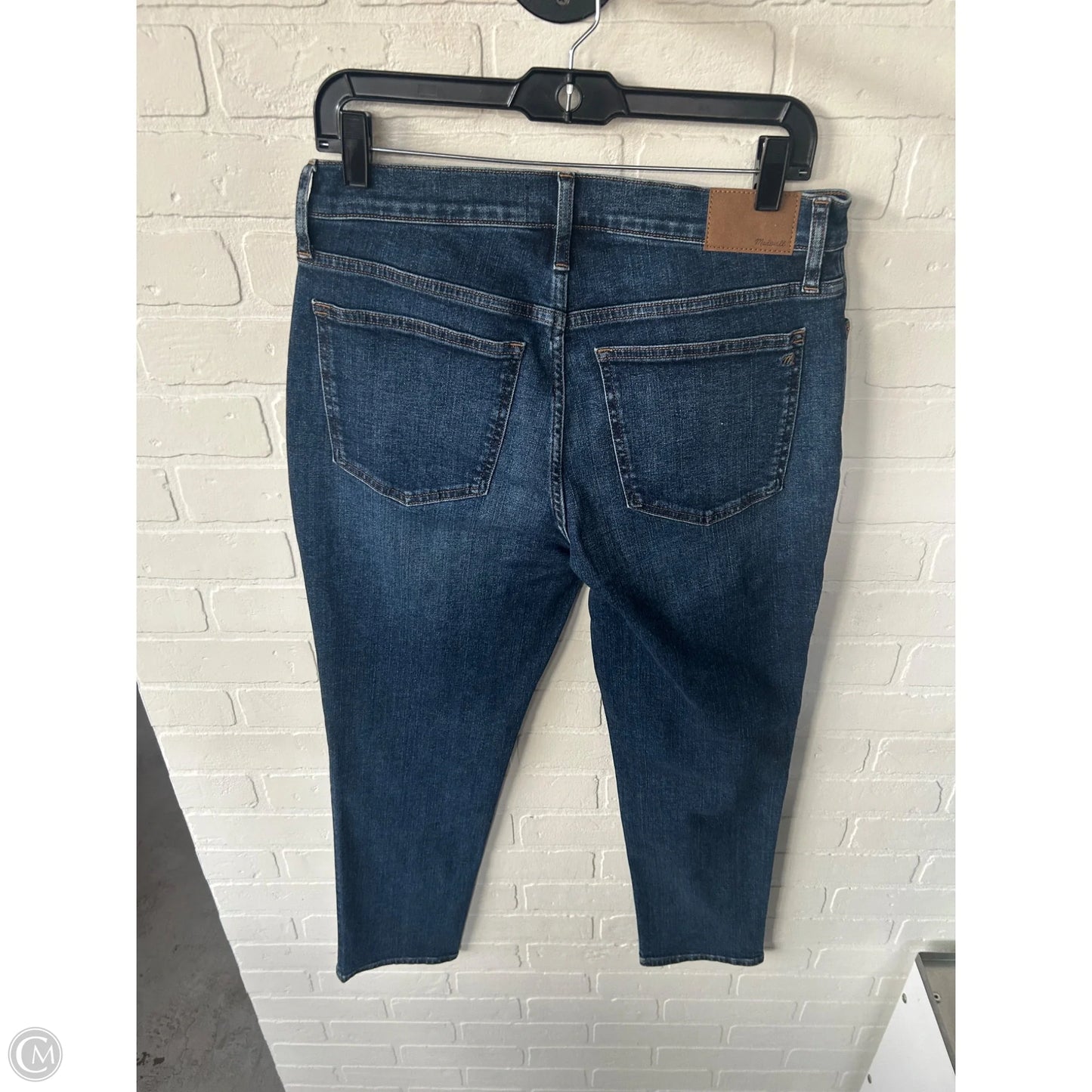 Jeans Straight By Madewell In Blue Denim, Size: 8