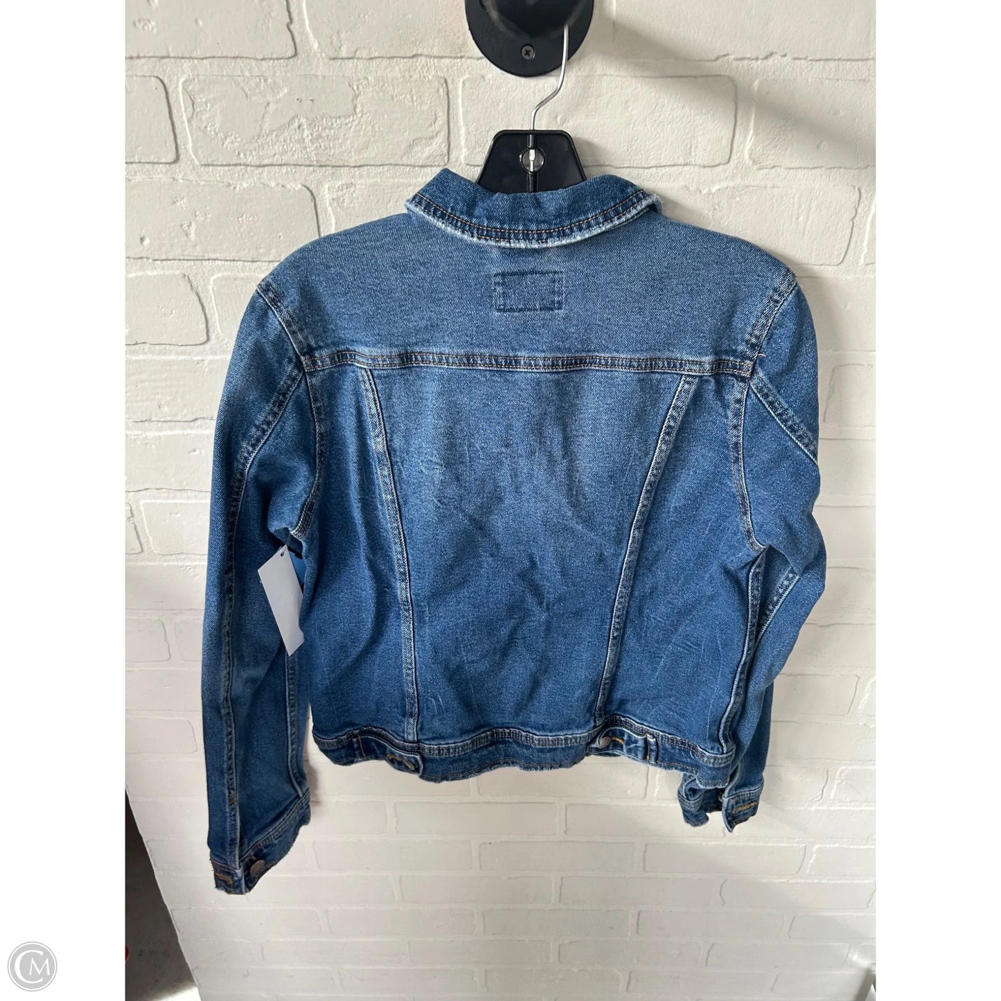 Jacket Denim By Universal Thread In Blue Denim, Size: M