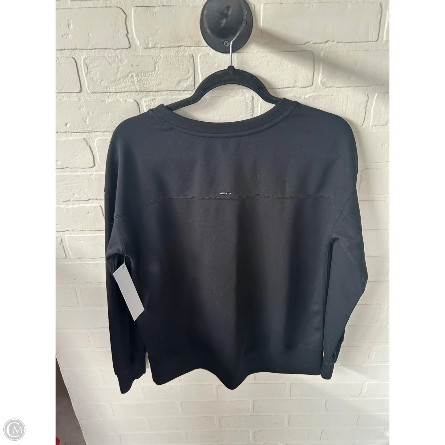 Athletic Sweatshirt Crewneck By Mondetta In Black, Size: M