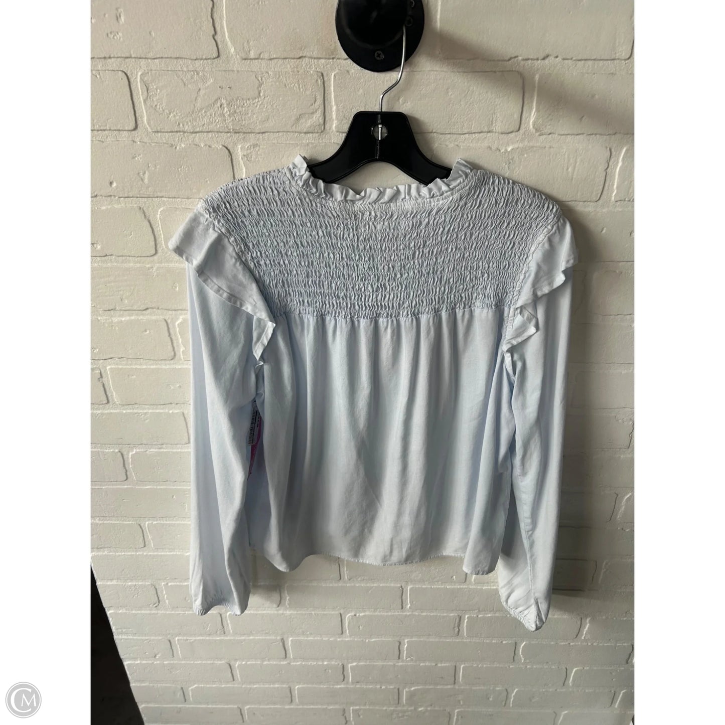 Top Long Sleeve By Cloth & Stone In Blue, Size: Xs