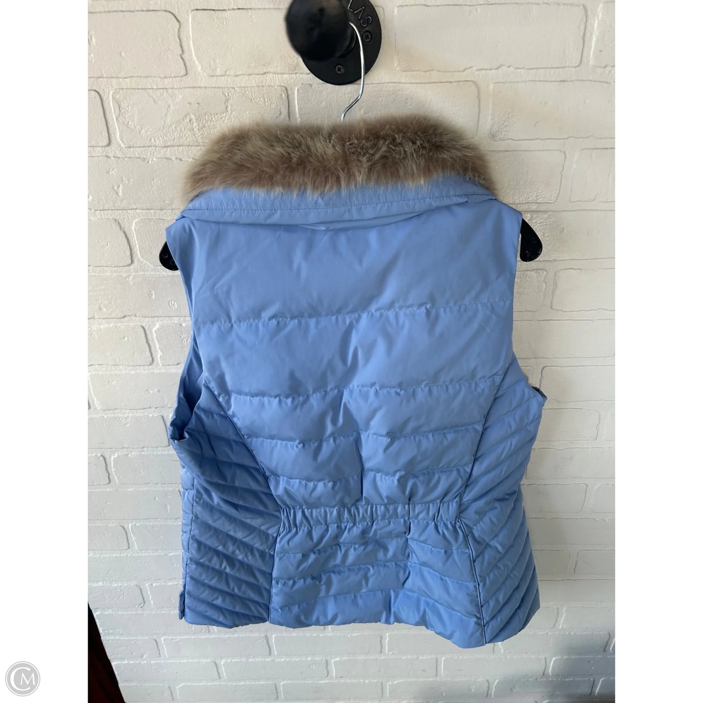 Vest Puffer & Quilted By Talbots In Blue, Size: L