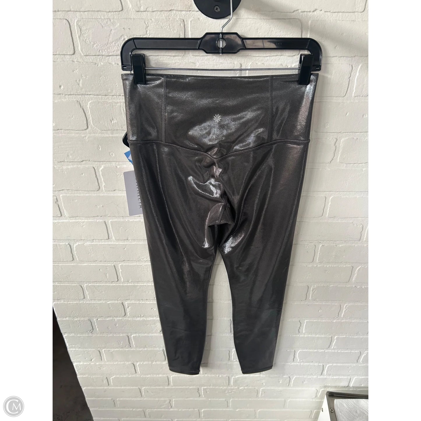 Athletic Leggings By Athleta In Grey, Size: 8