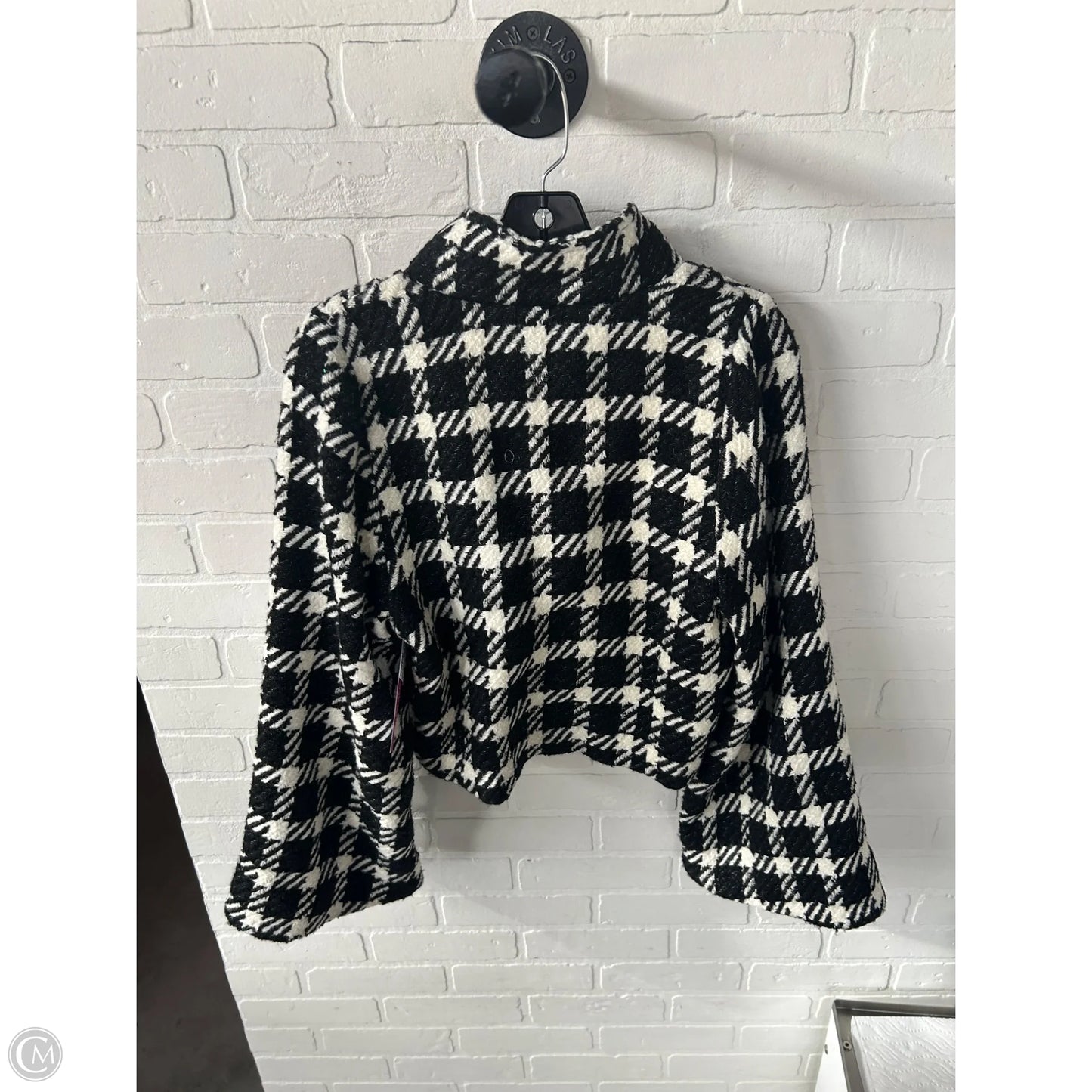 Coat Other By Eva Franco In Black & White, Size: M