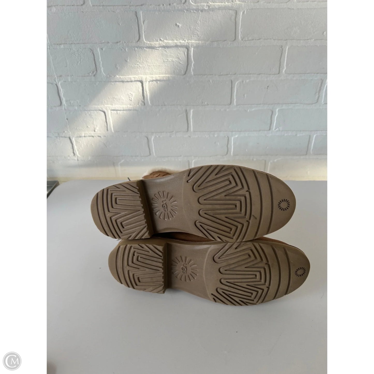 Boots Designer By Ugg In Brown, Size: 11